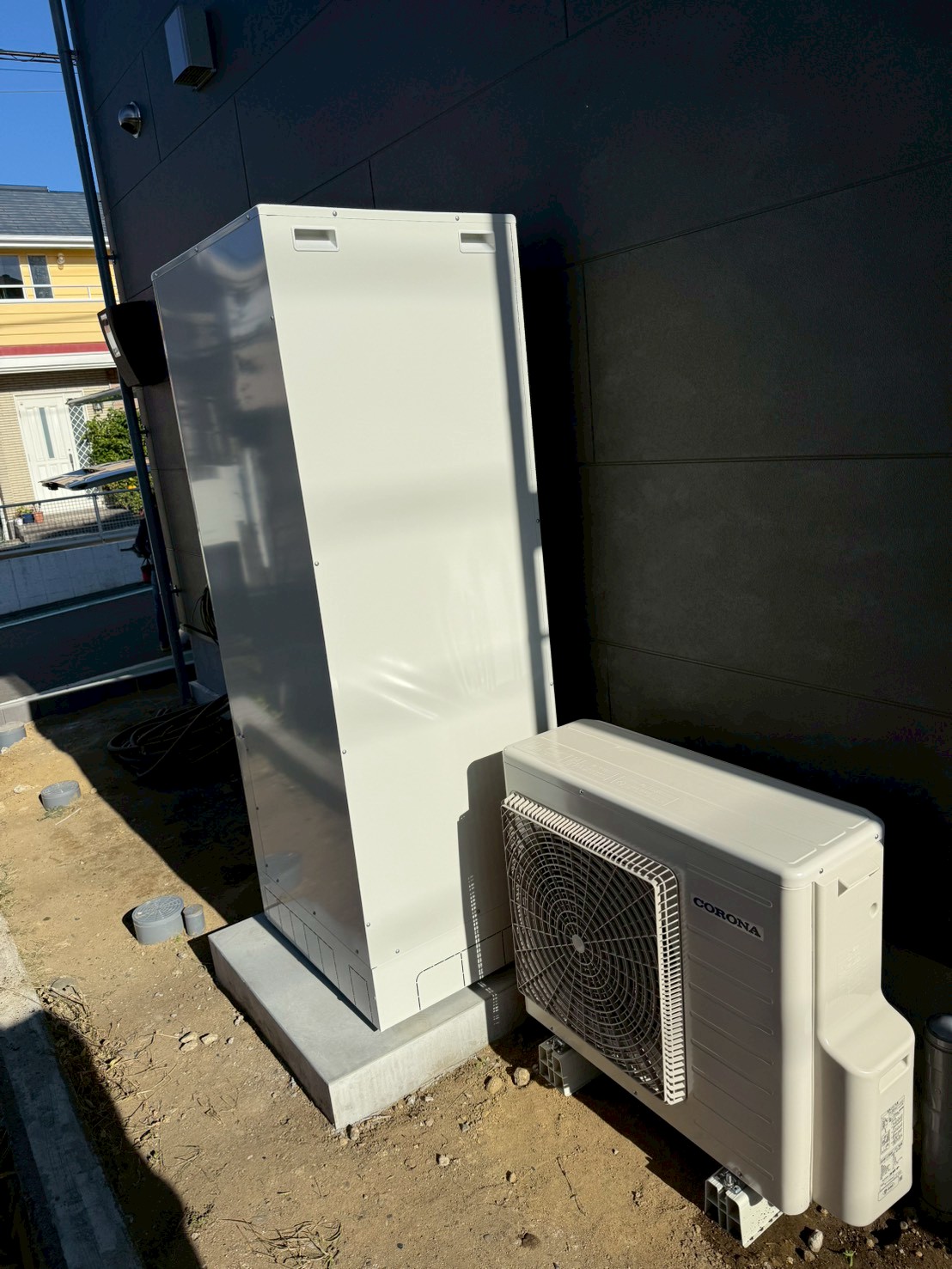 東村山市一軒家エコキュートの新設